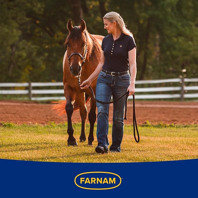 Farnam Vetrolin Shine, High-Luster Coat Polish and Detangler Spray, Ideal for Horses and Dogs, 64 oz.