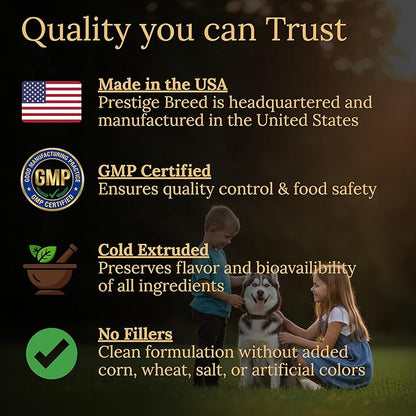 Multivitamins, Balanced Nutrition for Your Husky, 90 Count, Made in the USA with Real Bacon