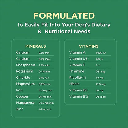 Pet-Tabs Multivitamin and Mineral Supplement for Dogs, Chewable Tablet, 60 Count Bottle