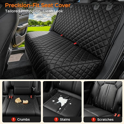 URPOWER Dog Car Seat Cover for Back Seat, Waterproof Car Seat Protector for Child Carseat & Pets, Nonslip Car Seat Covers for Full Size SUVs & Trucks