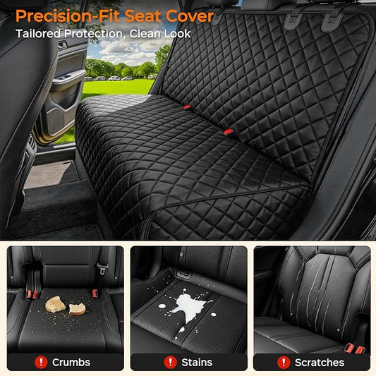 URPOWER Dog Car Seat Cover for Back Seat - Waterproof Car Seat Protector for Child Carseat & Pets, Nonslip Car Seat Covers for Cars, SUVs & Small Trucks