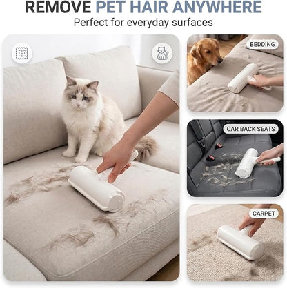 Pet Hair Remover Roller for Dog & Cat Hair | Reusable, Self Cleaning, For Furniture, Couch, Carpet, Rugs, Bedding & Car