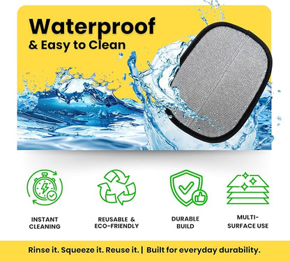 Pet Hair Remover Glove for Dogs & Cats – Reusable Hair Removal Mitt for Furniture, Couch, Car Seat & Carpet – Washable & Electrostatic Pet Fur Cleaner