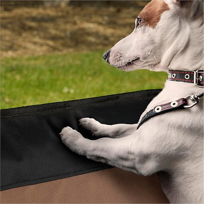 K&H Pet Products Car Door Protector for Dogs, 2 Pack Waterproof Interior Pet Car Door Protector from Dog Scratching, Stay Put Cover Design, Fits Most Vehicles, Washable - 27 x 19in Tan