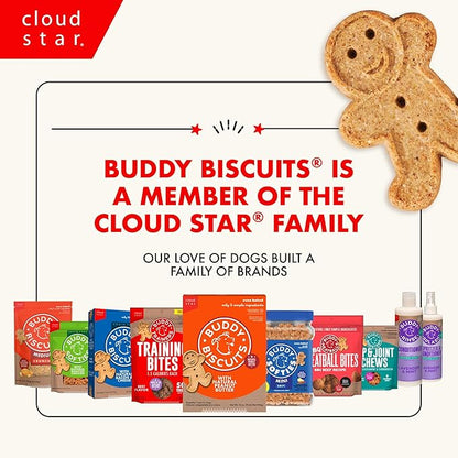Buddy Biscuits Crunchy Dog Treats, Peanut Butter, 16 oz. Box