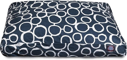 Majestic Pet Fusion Navy Medium Rectangle Pet Bed Large
