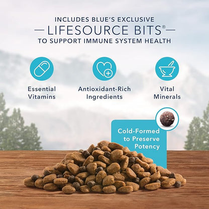 Blue Buffalo Wilderness High Protein Natural Adult Dry Dog Food Plus Wholesome Grains, Chicken 11-lb