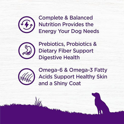 Wellness Complete Health Adult Dry Dog Food, Wholesome Grain Kibble, Natural, Chicken Free, Whitefish and Sweet Potato Recipe, 26 lb Bag