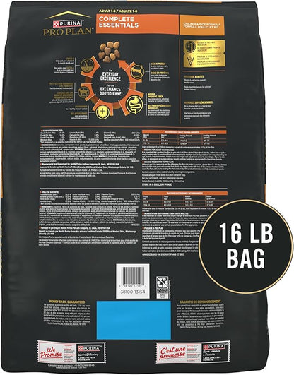 Purina Pro Plan High Protein Cat Food With Probiotics for Cats, Chicken and Rice Formula - 16 lb. Bag