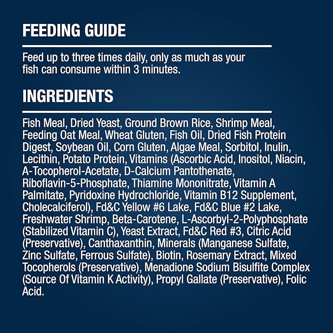 Tetra Goldfish Flakes, Nutritionally Balanced Diet For Aquarium Fish, Vitamin C Enriched Flakes, 0.42 oz