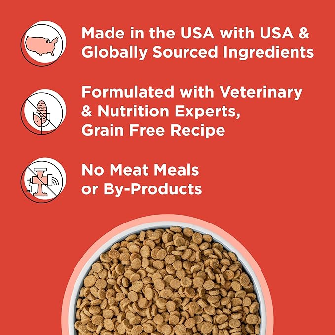 BIXBI Rawbble Freeze-Dried Raw Coated Dog Food, Beef – Fresh Meat, No Meat Meals, Grain-Free – USA Made, 4 lbs