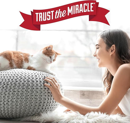 Nature's Miracle Litter Box Deodorizer Powder, Cat Odor Control | Unscented | 20 Ounces | Pack of 6