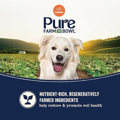 Canidae Pure Farm to Bowl Wild Boar & Garbanzo Bean, Grain-Free Dry Dog Food, Adult, 4lb