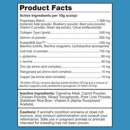 K9Power Show Stopper – Awarded #1 Dog Skin & Coat Product – Supports Allergy Relief, Itchy Skin, Shedding, Dull Coat – Salmon Oil, Collagen, Kelp, Zinc, Probiotics, Beet Juice, Vitamin C