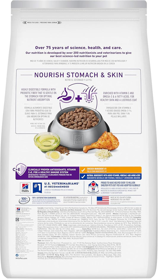 Hill's Science Diet Adult Sensitive Stomach & Skin Dry Dog Food, Chicken, 36 lb. Bag