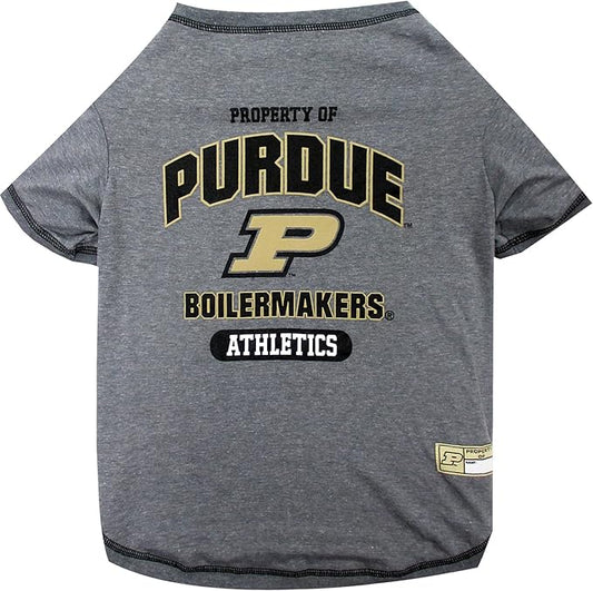 Pets First Collegiate Purdue Boilermakers Dog T-Shirt, X-Large. - Licensed Shirt for Pets Team Colored with Team Logos.- Premium Stretchable Materials for The Comfrot of Your Dog & Cat.