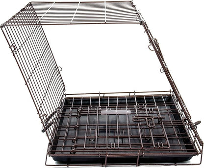 Precision Pet Products Two Door Great Crate Wire Dog Crate, 42 Inch, For Pets 70-90 lbs, With 5-Point Locking System