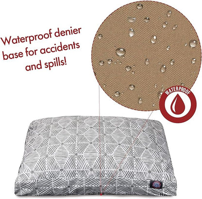 Majestic Pet Charlie Gray Medium Rectangle Pet Bed