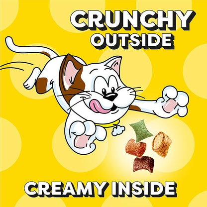 Temptations Cat Treat ShakeUps, Crunchy and Soft Cat Treats, Clucky Carnival, 2.47 oz. Pouches (Pack of 12)