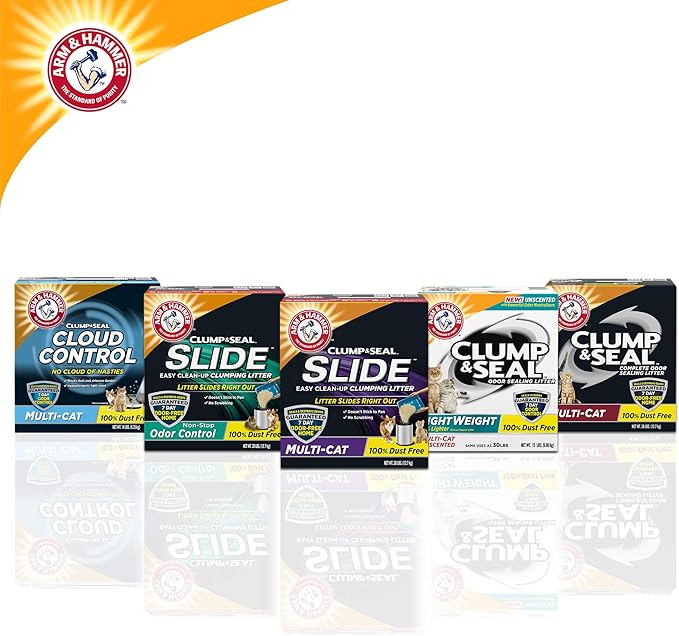 ARM & HAMMER Clump & Seal Cat Litter, Fresh Scent 14lb