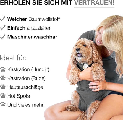 BellyGuard Dog Surgery Recovery Suit, Dog Onesie for Post-Op Care, Recovery Apparel for Female and Male, Surgical Body Cover for Canine Healing Support