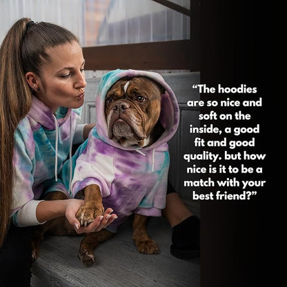 Spark Paws Human Hoodie - Premium Quality, Buttery Soft, Superior Comfort and Fit, Calming Fleece Interior, Suitable for All Styles – 90s Retro Sky Dye - 2XL