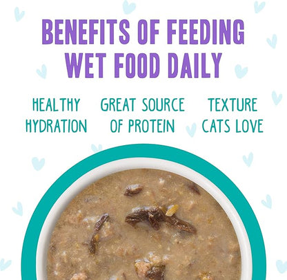 Weruva B.F.F. OMG - Best Feline Friend Oh My Gravy!, QT Patootie! with Chicken & Turkey in Gravy Cat Food, 5.5oz Can (Pack of 8)