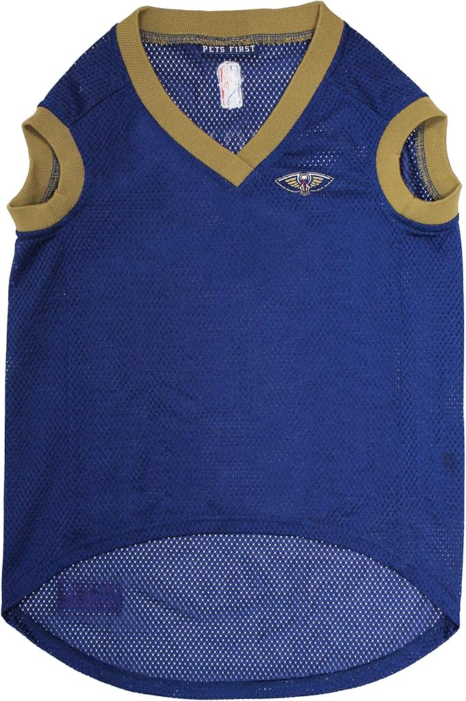 Pets First NBA NEW ORLEANS PELICANS DOG Jersey, X-Small - Tank Top Basketball Pet Jersey