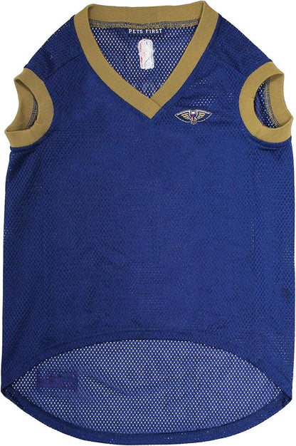 Pets First NBA NEW ORLEANS PELICANS DOG Jersey, X-Small - Tank Top Basketball Pet Jersey