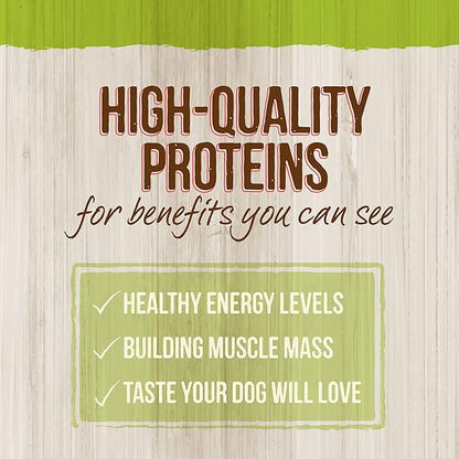 Merrick Healthy Grains Premium Adult Dry Dog Food, Wholesome And Natural Kibble With Lamb And Brown Rice - 12.0 lb. Bag