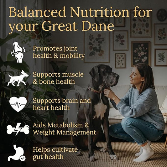 Multivitamins, Balanced Nutrition for Your Great Dane, 90 Count, Made in the USA with Real Bacon