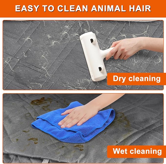 Dog Car Seat Cover Compatible with Toyota Corolla 2009-2025, Waterproof Pet Bench Seat Cover for Back Seat, 600D Heavy Duty Scratch Proof Nonslip Truck Seat Covers for Dogs