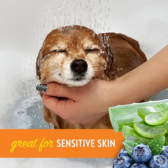 Dogtopia Blueberry Facial Scrub for Pets | Gentle Face-Cleaning Scrub (16oz) | Blueberry-Scented Wash to Remove Tear Stains | Promotes Clean and Fresh Face for Pets