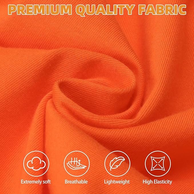 KOOLTAIL Christmas Dog Clothes Shirt for Large Dogs Boys Girls, 2 Pack Cotton Winter Warm Dog T Shirts Coats, Insect Protection Anti-Hair Loss & Lightweight Pet Vest Tank Tops Apparel, Orange&Red, XL
