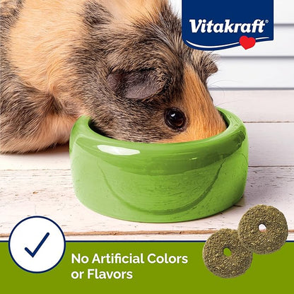 Vitakraft Nibble Rings Small Animal Treat, 10.6 oz Healthy Crunchy Snack for Rabbits, Guinea Pigs, Hamsters & Other Small Pets, Wholesome Wheat & Alfalfa, Added Vitamins & No Artificial Flavors