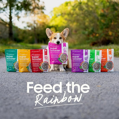 smallbatch Freeze Dried Dog Treats, Superfood Food Topper Duck Bites for Dogs & Cats, Probiotics, Organic Ingredients, High Protein, Grain Free Healthy Treat or Food Topper, Made in the USA, 7 oz Bag