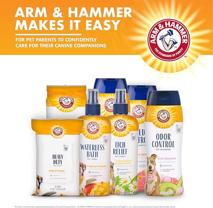 Arm & Hammer for Pets Waterless Bath Spray for Dogs Baking Soda, Mango Scent | Professional Quality Dog Grooming Spray, Free of Sodium Lauryl Sulfate & Parabens, 8 Fl Oz - 6 Pack