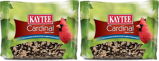 Kaytee Cardinal Seed Cake, Wild Bird Food, 1.85 Pounds (Pack of 2)