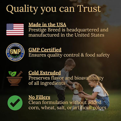 Beagle Multivitamins, 90 Count, Made in the USA with Real Bacon