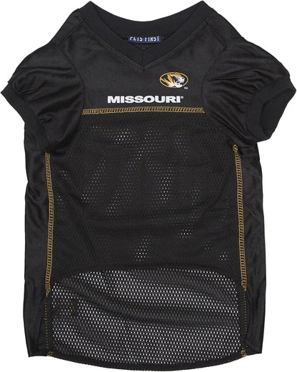 NCAA College Missouri Tigers Mesh Jersey for Dogs & Cats, Medium. Licensed Big Dog Jersey with Your Favorite Football/Basketball College Team (Pack of 2)
