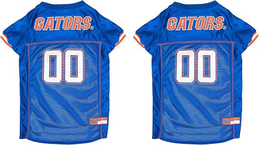 Pets First Mesh Jersey for Dogs & Cats, Large. Licensed Big Dog Jersey with Your Favorite Football/Basketball College Team (Pack of 2)