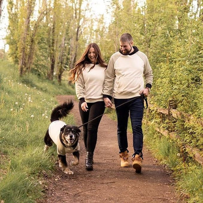 Spark Paws Human Hoodie - Premium Quality, Buttery Soft, Superior Comfort and Fit, Calming Fleece Interior, Suitable for All Styles - Olive Cream - L
