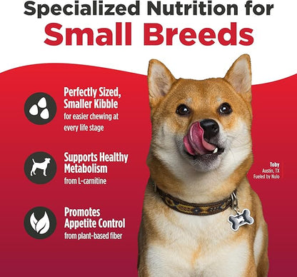 Nulo FreeStyle Small Breed Dog Food Dry - Beef & Sweet Potato, Puppy & Adult Grain Free Dog Food, Natural, High Protein, Smaller Sized Kibble with BC30 Probiotic for Healthy Digestion Support, 6lb Bag
