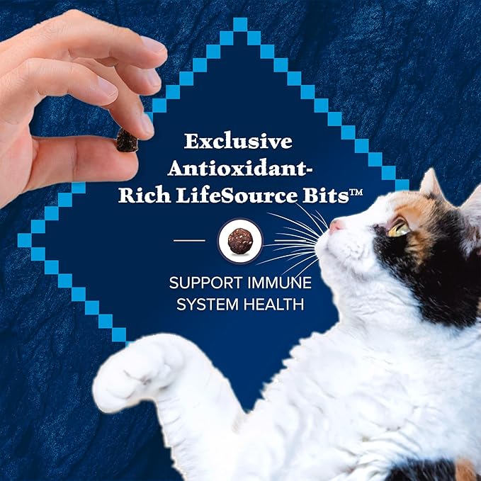 Blue Buffalo Wilderness Natural Adult Dry Cat Food, High-Protein and Grain-Free Diet, Supports Healthy Muscle Development and a Healthy Immune System, Chicken, 12-lb. Bag