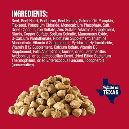 Muenster Freeze Dried Beef Bites - Dog Food, Treat, Mixer or Topper (5oz) - Grain-Free