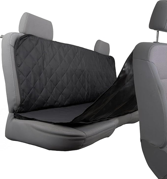 Custom Accessories Quilted Pet Hammock Seat Cover, Car Seat Covers for Pets, Universal-Fit Automotive Seat Covers, Interior Accessories for Car, Truck, SUV, Car Seat Protector - Black
