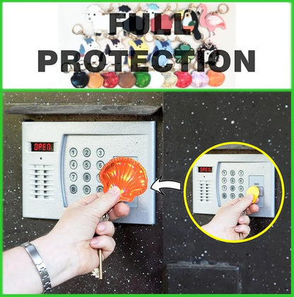 Leather Keychain Holder Case Compatible with AirTag,Cute Protective Bright Cover with Keyring,Anti-Scratch Finder GPS Tracker Case for Wallet Keys,Bag,Pets,Backpack(Orange)
