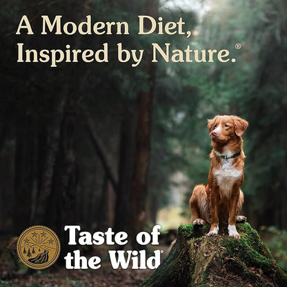 Taste of the Wild High Prairie Canine Grain-Free Recipe with Roasted Bison and Venison Dry Dog Food for Puppies, Made with High Protein from Real Meat and Guaranteed Nutrients and Probiotics 5lb