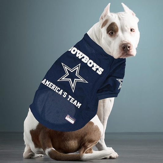 NFL Dallas Cowboys Raglan Jersey America's Team - Small. Cutest Football Jersey for Dogs & Cats