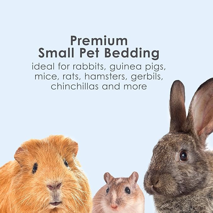 Kaytee Clean & Cozy White Paper Bedding, Made for Small Animals, 24.6 Liters